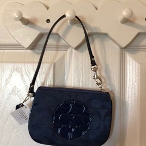 Leather wristlet